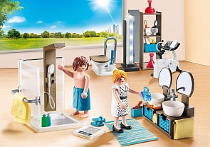 Игровой набор – Кукольный дом: Ванная, свет (Playmobil, 9268pm)