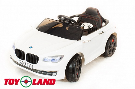 Электромобиль - BMW 5, белый, свет и звук 