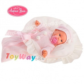 Кукла Ланита в розовом, плачущая., 27 см. (Antonio Juans Munecas, 1110P)