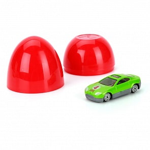 Машина металлическая 7,5 см в яйце, несколько видов (Технопарк, SB-16-63-CDU) (ассортимент)