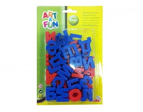 Набор магнитных букв русского алфавита 63 штуки (Simba, 4591456)