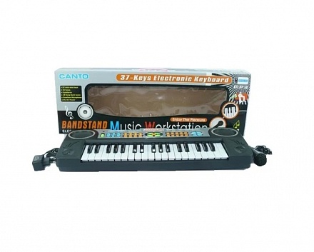 Синтезатор  с микрофоном HL3737USB, 220v, 37 клавиш  
