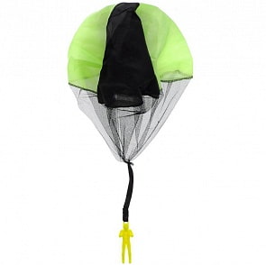 Игрушечный парашют с человеком, зеленый, 15,5 см (Moulin Roty, 711078)