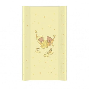 Пеленальная доска с жёстким основанием, жёлтая, 50 х 80 см (Maltex, 6037_жёлтый)