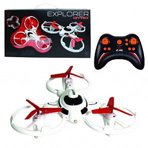 Трикоптер Gyro-Explorer, 2,4GHz, 4 канала, 6-осевой, функция автоматического возвращения, программируемый маршрут полета (1Toy, Т58988)