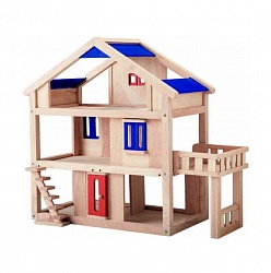 Кукольный домик с террасой (Plan Toys, 7150) - миниатюра