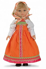 Кукла Марина в оранжевом сарафане (PAOLA REINA, 04781_paola)