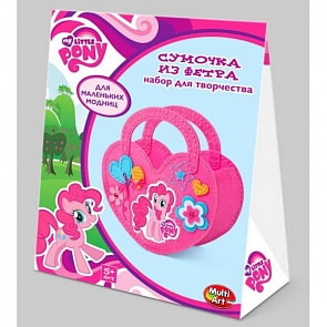 Набор для творчества - My Little Pony - Сделай сумочку из фетра (Multiart, BAG01-MLPsim)