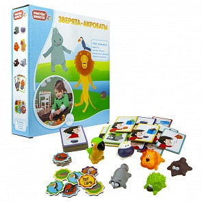 Игра из серии Растем вместе Зверята – акробаты (1toy, Т16217)