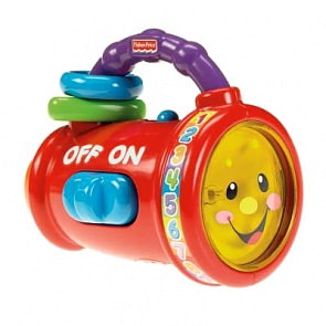 Фонарик серии Смейся и учись (Fisher Price, Mattel, BCD63)