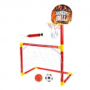 Набор 2 в 1 - Футбол и Баскетбол (Наша Игрушка, YD2588T-5)