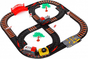 Железная дорога с перекрестком – Останови крушение (Yako, 6805) 