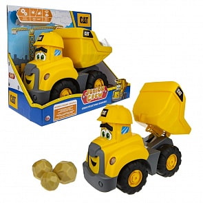 Самосвал Cat, 25,5 см, свет и звук (1toy, Т19125)