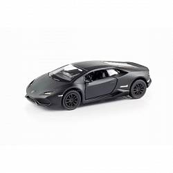 Металлическая инерционная машина RMZ City - Lamborghini Huracan, 1:32, черный матовый (RMZ City, 554996M) - миниатюра