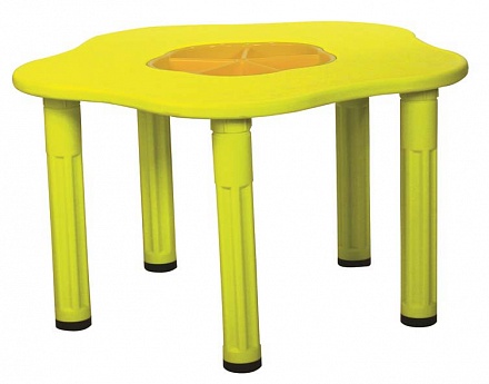 Детский столик с системой хранения мелочей - Сэнди, желтый 