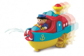Заводная игрушка для купания Водный транспорт - Пароход (Hap-p-Kid, 3951)