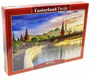 Пазлы Castorland - Набережная Москва, 1000 элементов (Castorland, C-103348)
