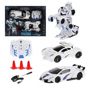 Трансформер р/у из серии Робот-машины, свет, звук (Наша Игрушка, ZYA-A2768) (ассортимент)