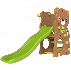 Горка и баскетбольное кольцо – Мишка (Toy Monarch, CHD-160)