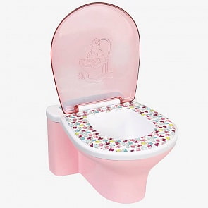Унитаз со звуковыми эффектами для кукол из серии Baby born, дисплей (Zapf Creation, 823-903)