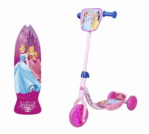 Трехколесный самокат – Disney Принцессы, колеса 6"/4" (1TOY, Т58464)