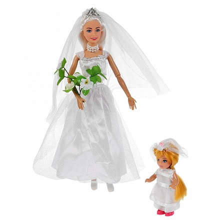 Кукла София невеста, 29 см с дочкой, с аксессуарами 