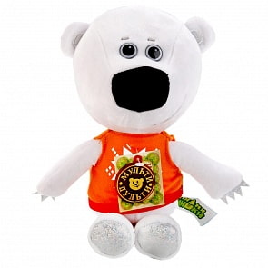 Озвученная мягкая игрушка - Белая Тучка, 25 см (Мульти-пульти, V62076/25sim)