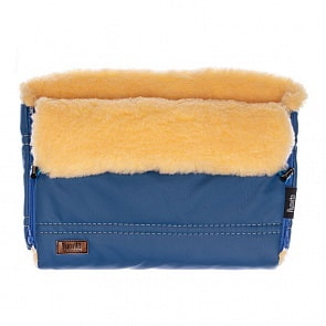 Муфта меховая для коляски Nuovita Alpino Lux Pesco Blu scuro/Темно-синий (Nuovita, NUO-mALPLP_1965)