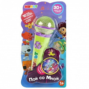 Микрофон Мульт 10 песен из м/ф, аплодисменты, световые эффекты (Умка, 1810M201-R2)