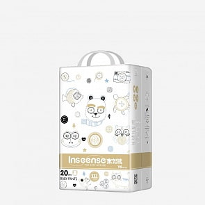 Трусики-подгузники Inseense V6 (+15 кг), 20 штук, XXL, золотая упаковка, супертонкие (Inseense, InsV6-20)