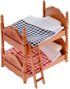 Набор мебели для спальни - Счастливые друзья, с аксессуарами (ABtoys, PT-00303)