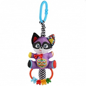 Текстильная игрушка-подвеска с погремушкой - Маленький енотик (Умка, RPTF-RN3 (300)