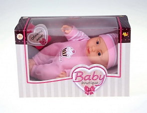 Кукла Baby boutique, 22 см, светло-розовый костюмчик (ABtoys, PT-00963)
