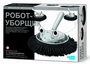 Научный набор – Робот-уборщик. Веселая механика (4M, 00-03380)