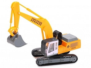 Гусеничный экскаватор Горстрой, металлический, с подвижными элементами (Технопарк, 15043ALBsim)