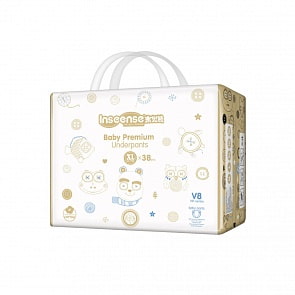 Трусики-подгузники Inseense Premium V8, 12-17 кг, 38 штук, ХL (Inseense, InsV8-38)