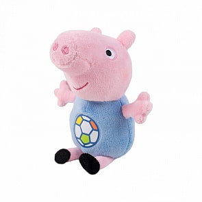 Мягкая озвученная игрушка ТМ Peppa Pig - Джордж с мячом (Росмэн, 34795)