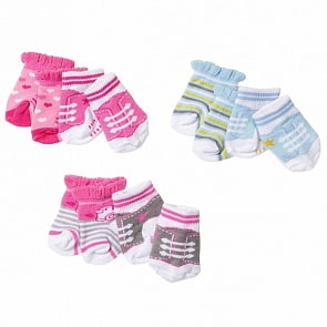 Носочки Baby born для кукол, 2 пары (Zapf, 823-576)