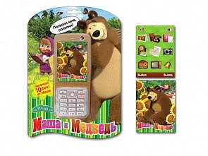 Телефон игрушечный«Маша и Медведь» (Затейники, 1106461)