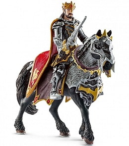 Игровая фигурка – Рыцарь Драконов. Король на лошади (Schleich, 70115)