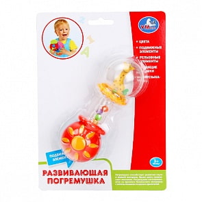 Погремушка "Гантелька" (Умка, RN17sim)