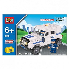 Конструктор Город Мастеров «Полиция», 220 деталей (Город Мастеров, BB-8848-Rsim)