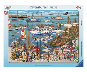 Пазл - Экскурсия по порту, 42 детали (Ravensburger, 06163)