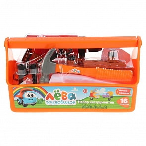 Набор строительных инструментов - Грузовичок Лева, в ящике (Играем вместе, 1810K624-R)
