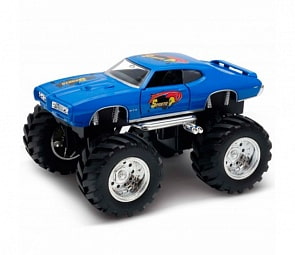 Модель машины Pontiac GTO Wheel Monster, масштаб 1:38 (Welly, 47008S)