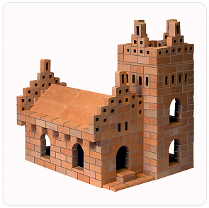 Конструктор "Собор" из настоящих кирпичиков, 488 деталей (БрикНик, 104пл)