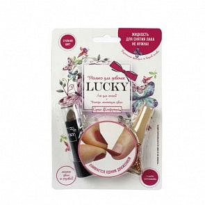 Набор детской косметики Luсky - Помада, меняющая цвет и золотой лак 08К  (Luсky, Т13804)