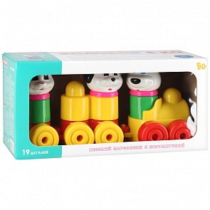 Конструктор - Колобок и компания, 19 деталей (Stellar, 03022-Kno)