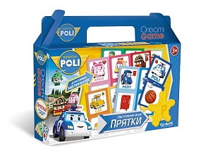 Robocar. Игра настольная. Прятки (Origami, 02345_OR)