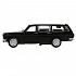 Машина Волга ГАЗ-2402 12 см черная двери и багажник открываются металлическая инерционная   - миниатюра №3